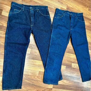 2 Pair Denim Jeans 38x30